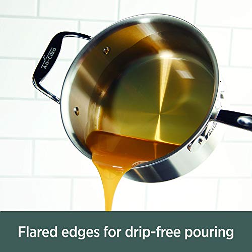 14 Piece 5-Ply Brushed Stainless Steel Cookware Set A857