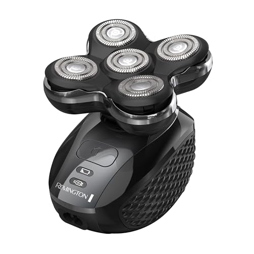 Black Cordless Waterproof Head Shaver K1227