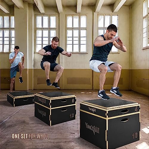 Stackable Wood Plyometric Box S3866