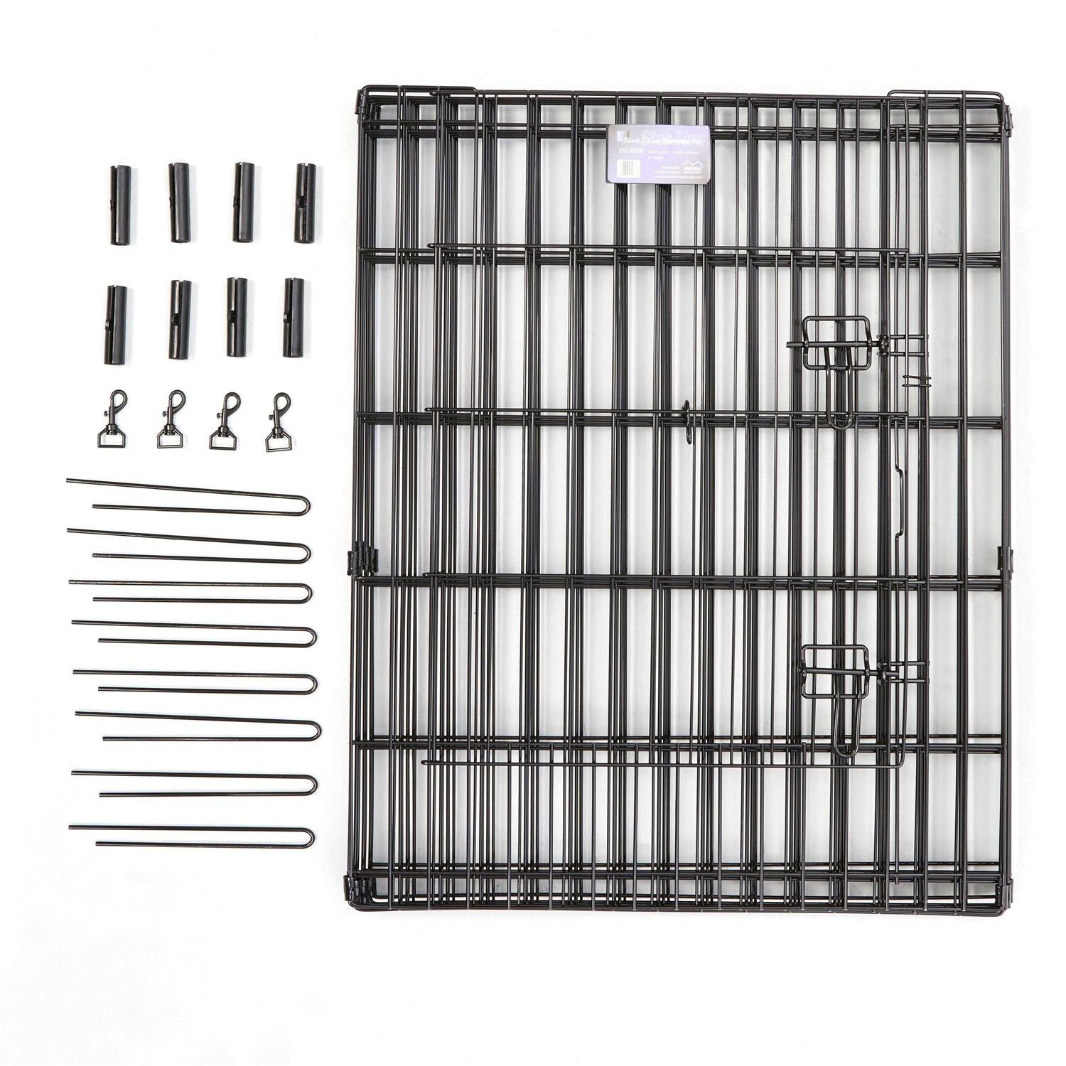 Black Exercise Pen with Door S7510