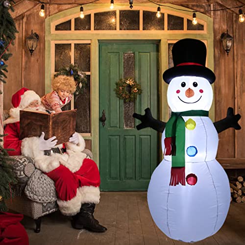 5 FT Inflatable Snowman with LED Lights D5735