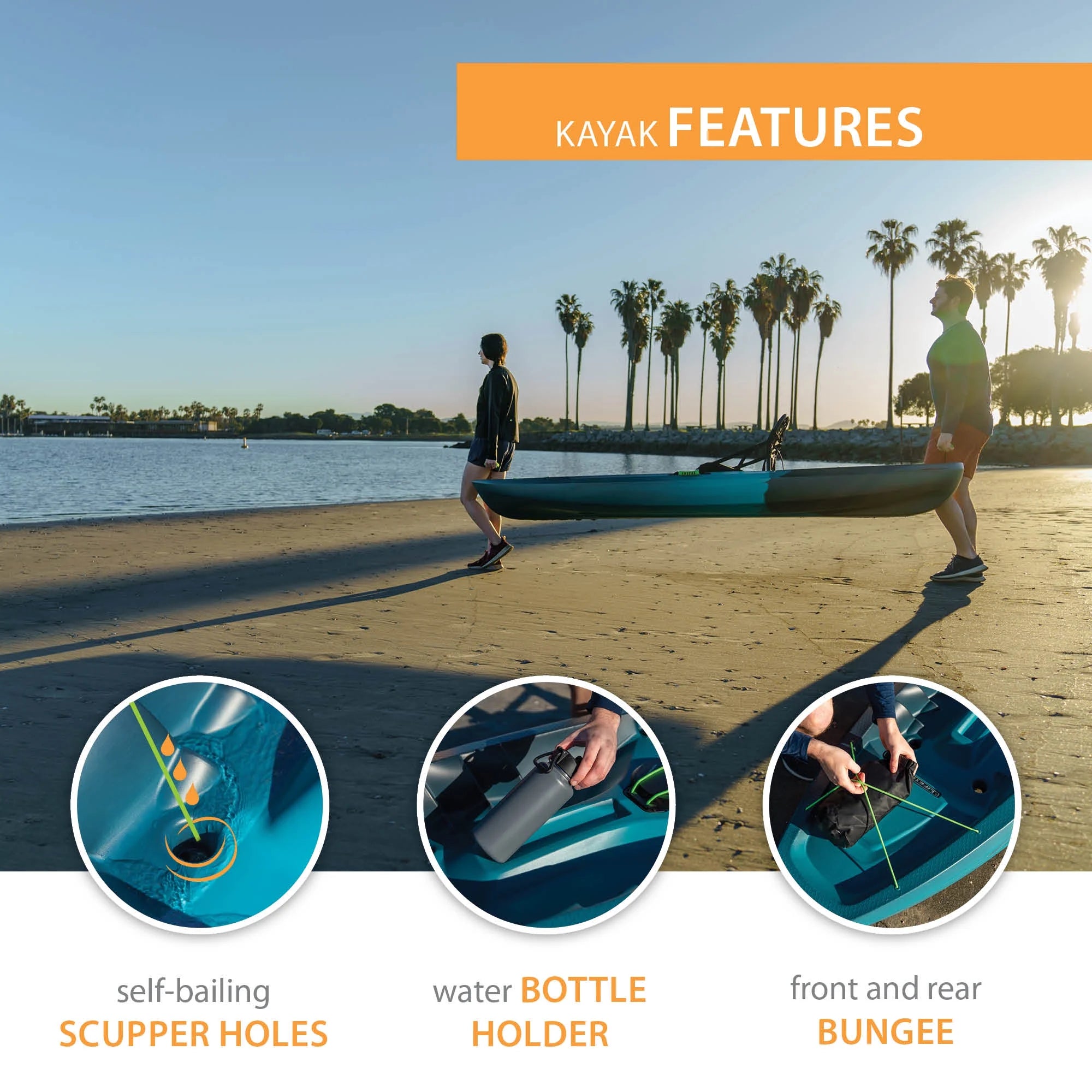 123 inch Sit-on-Top Kayak B9150