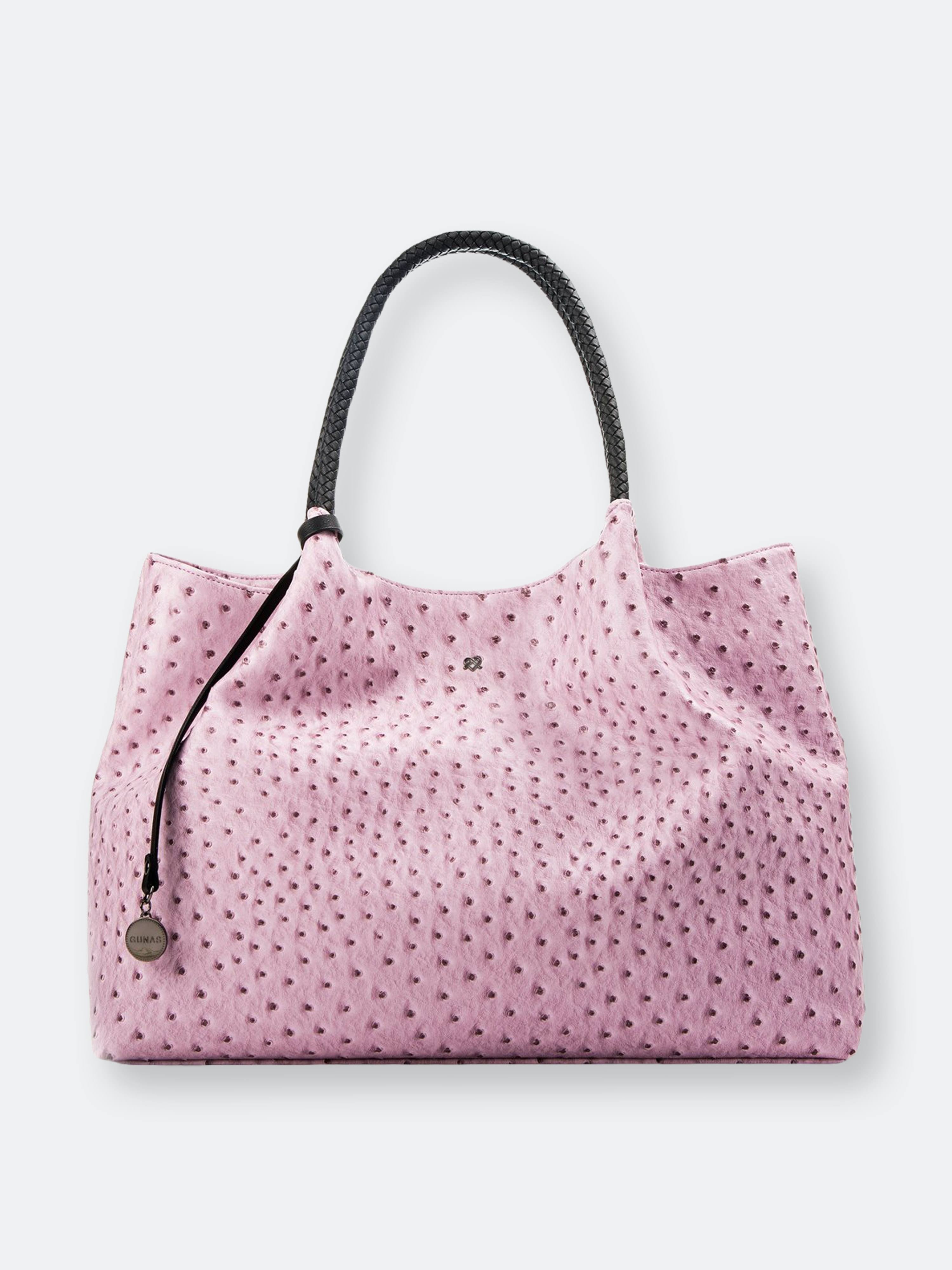 Lavender Vegan Leather Tote Bag E201
