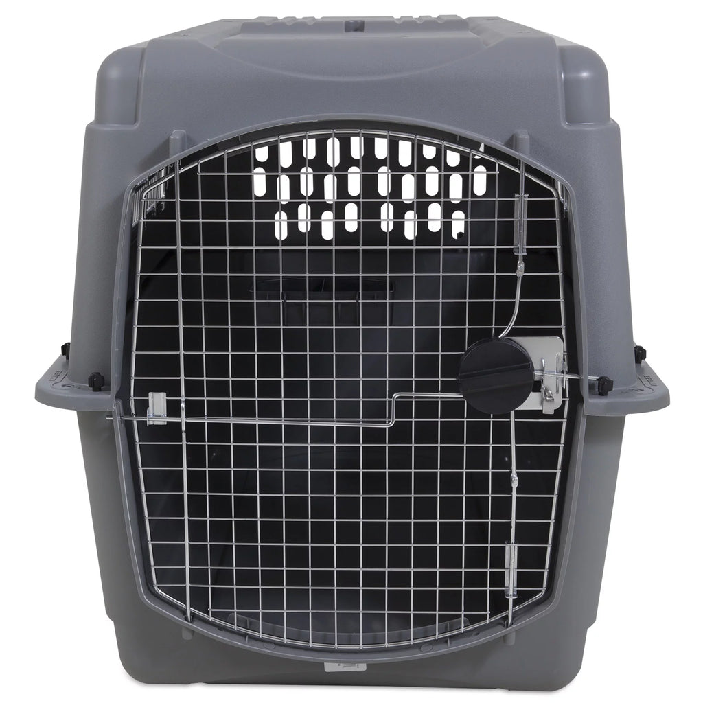 Gray 40" Dog Crate Pet Carrier F1480