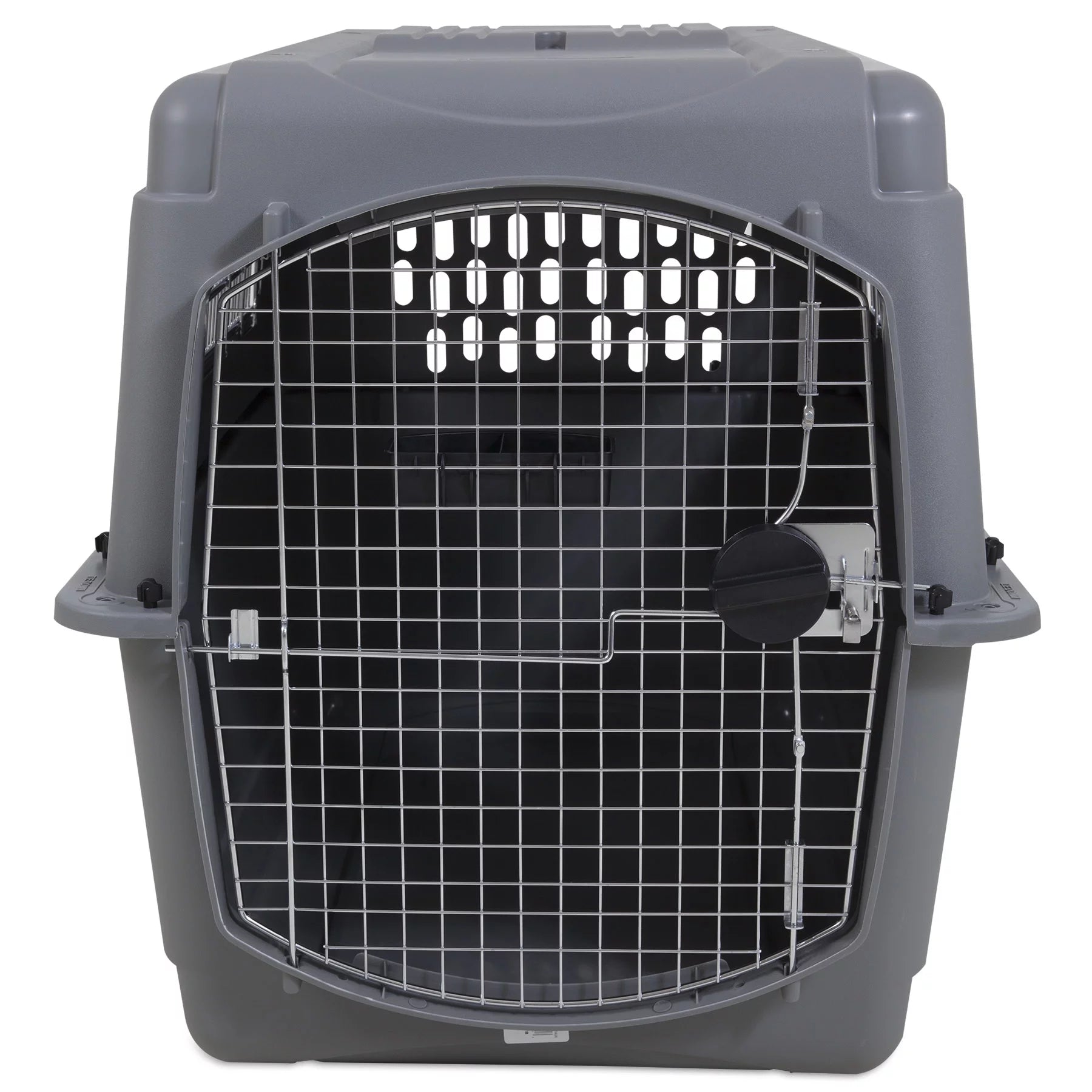 Gray 40" Dog Crate Pet Carrier F1480