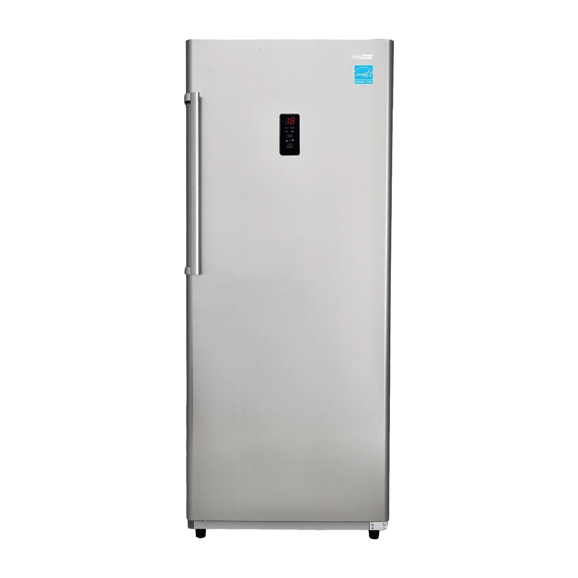 17 cu. ft Convertible Upright Freezer/Refrigerator in Stainless with Reversible Door X7878