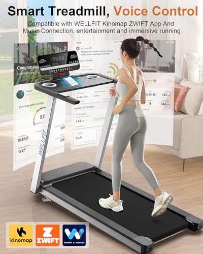Heavy Duty Treadmill with 3.5HP 8.6MPH 375 lb Capacity 18 inch Wide Running Area M70209