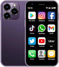 Purple 3 inch Unlocked Mini Smartphone Android 10.0 Dual Sim 2GB Ram 16GB ROM Mobile Phone M186