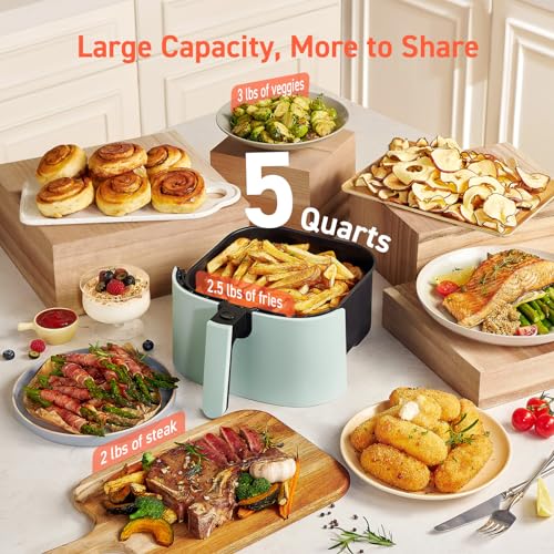 Compact 5QT Air Fryer with Nonstick Basket B37906