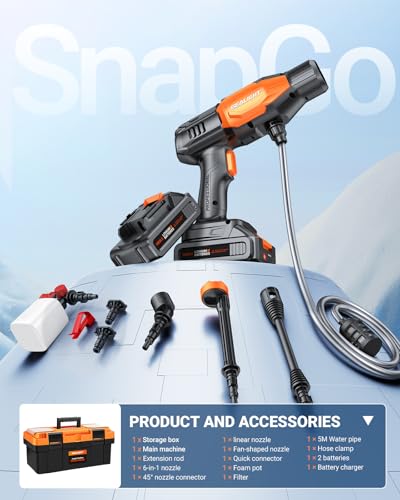 Cordless Pressure Washer with Rechargeable 3.0Ah Batteries Z213761