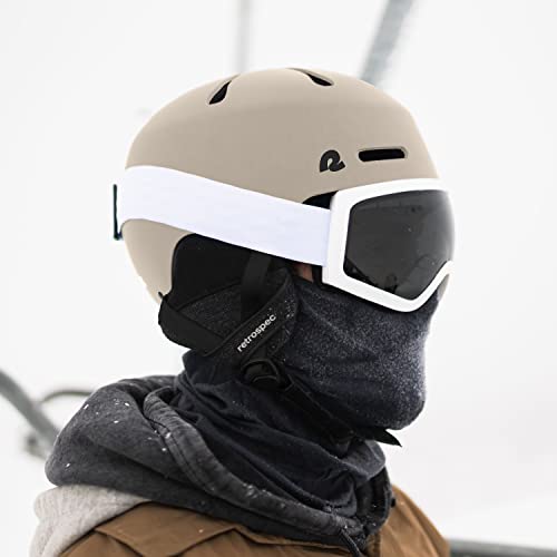 Adjustable Fit Snow Helmet with Protective Shell and Breathable Vents E9545
