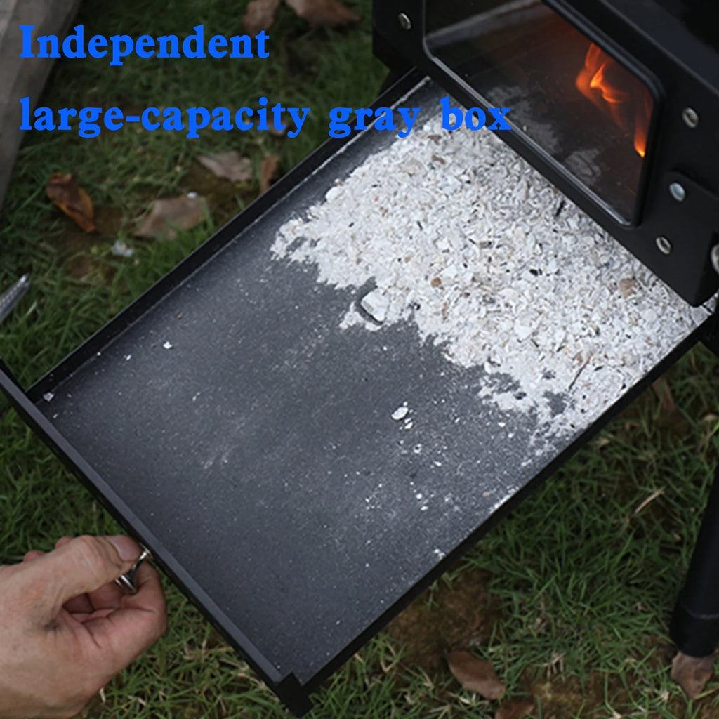 Outdoor Wood Burning Stove with Pipe H16847