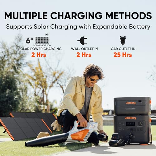 2042Wh 3000W Portable Power Station with 200W Solar Panel M976