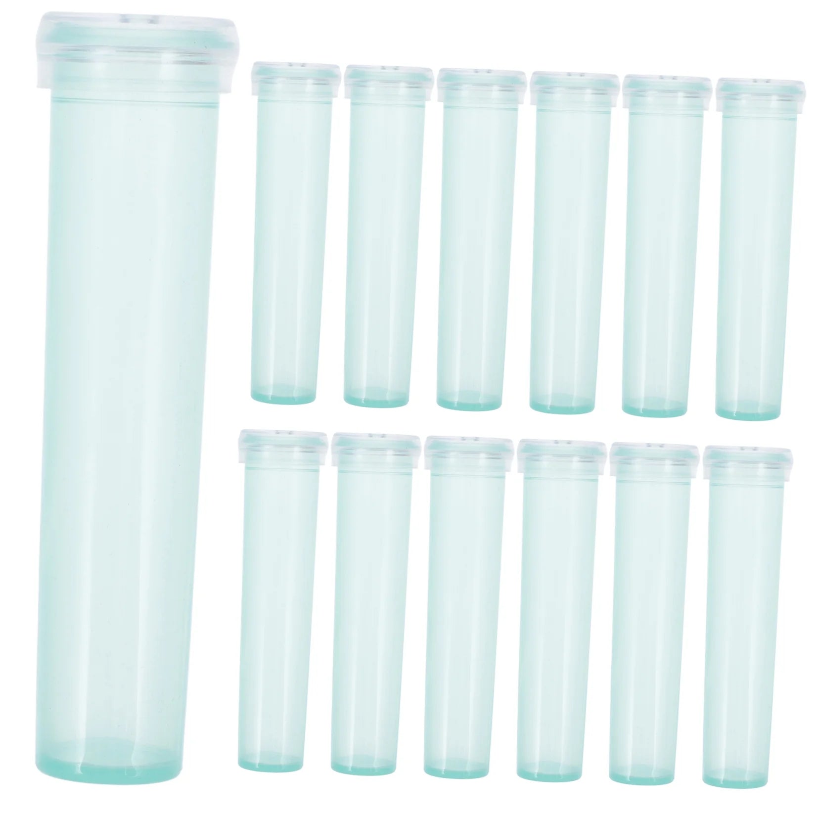 100 Pcs Light Green Plastic Water Tubes for Flowers F72172