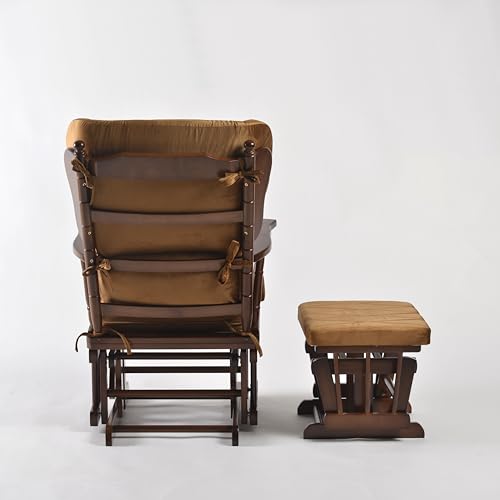 Pumpkin Glider Chair and Ottoman Set J5377