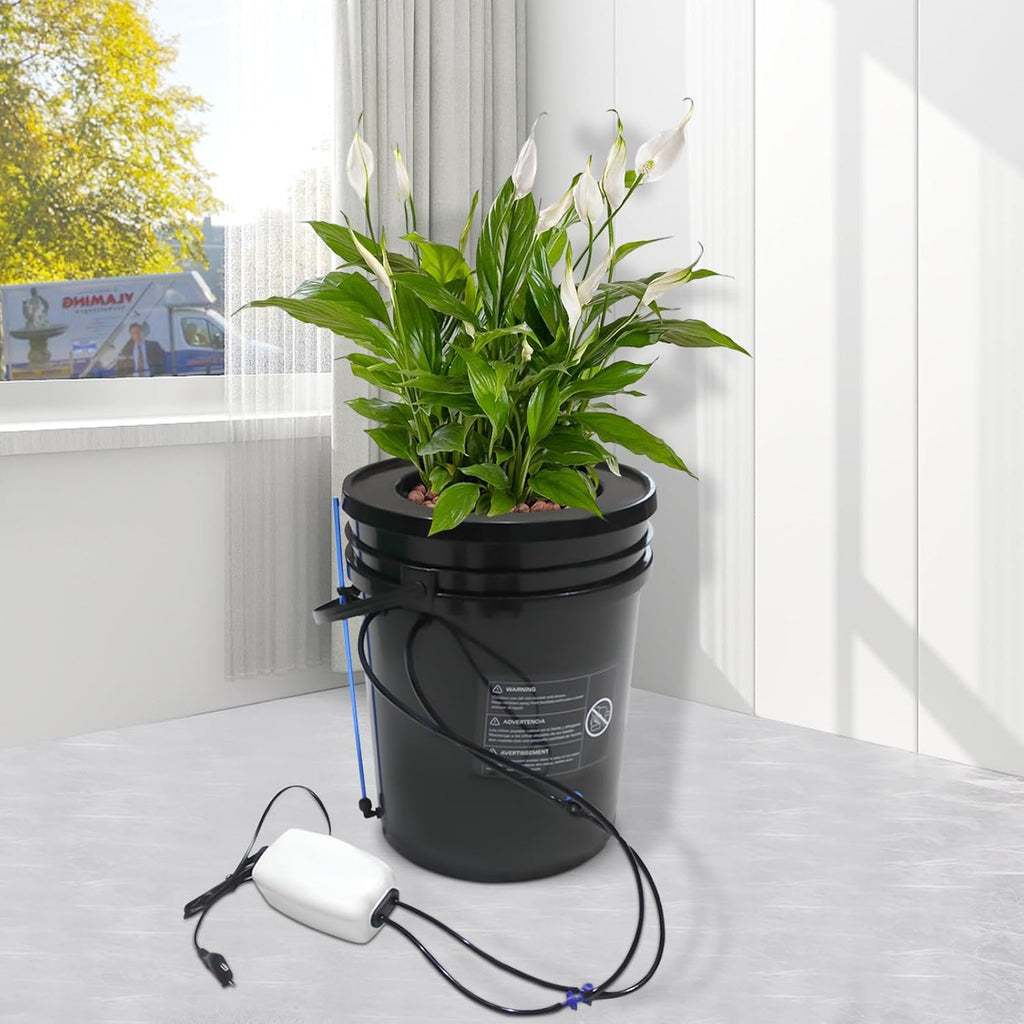 5-Gallon Deep Water Culture Hydroponics Growing System Kit Y83158