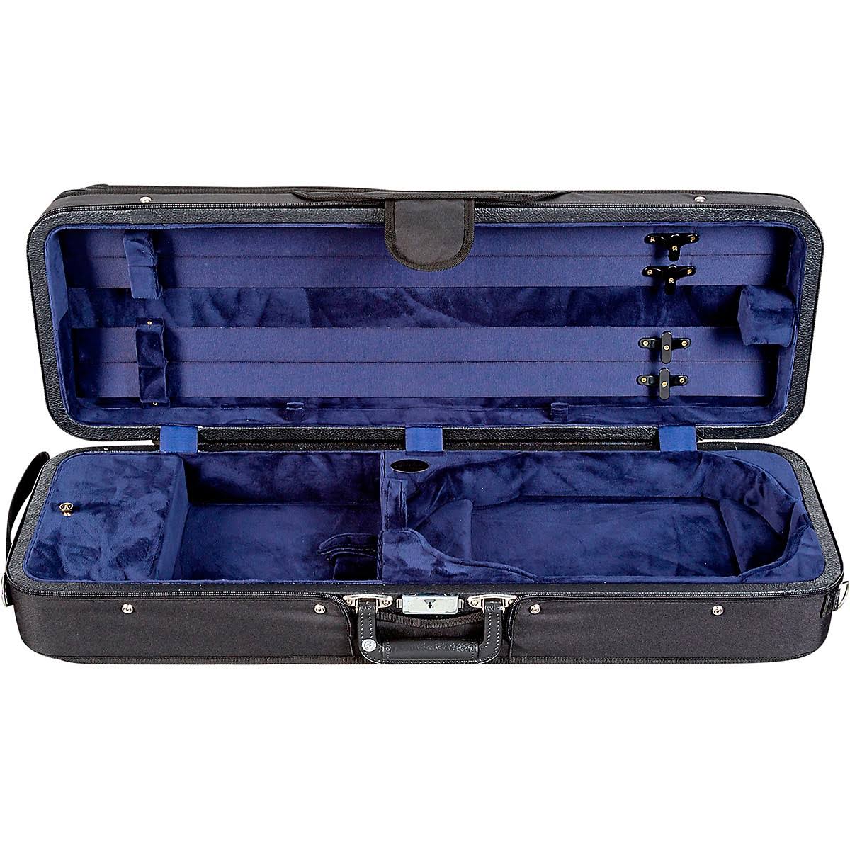 Blue Velour Oblong Violin Case G6269