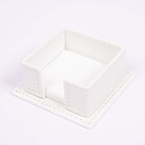 14 Pcs White Leather Desk Organizer Set R4370