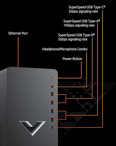 Mica Silver Gaming Desktop, AMD Ryzen 5 5600G, 32GB RAM, 1TB SSD T336727