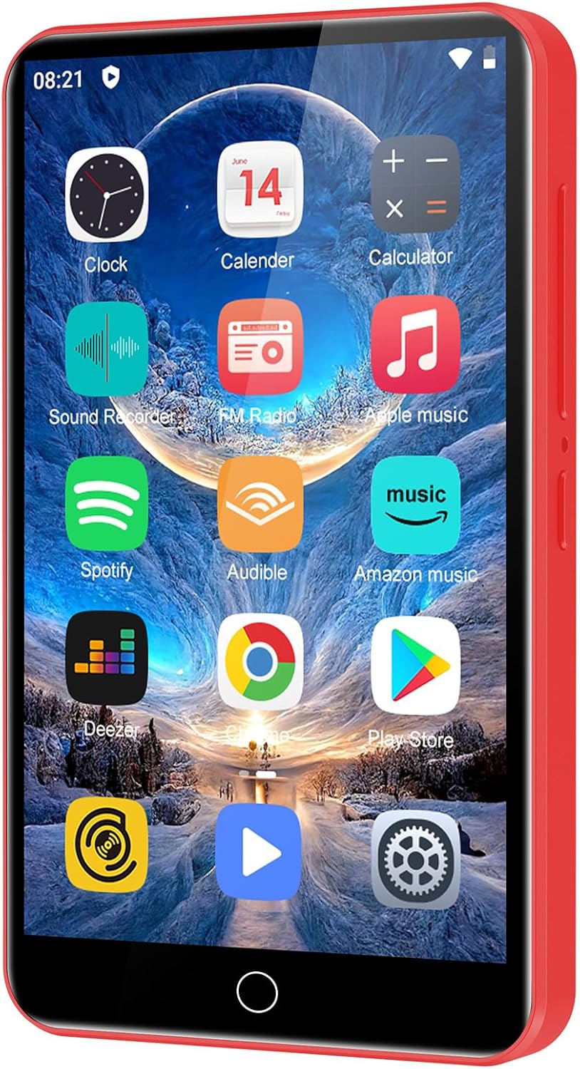80GB MP3 Player with Bluetooth and WiFi, 4.0" Touchscreen L467337