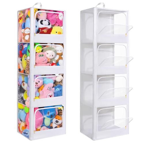 4-Tier Toy Bin for Plushies Storage S923956