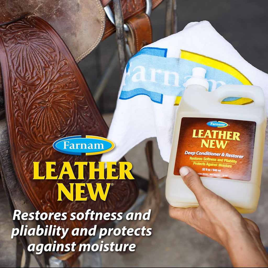 Leather Deep-Cleaning Conditioner and Restorer, 16 Ounces A36554