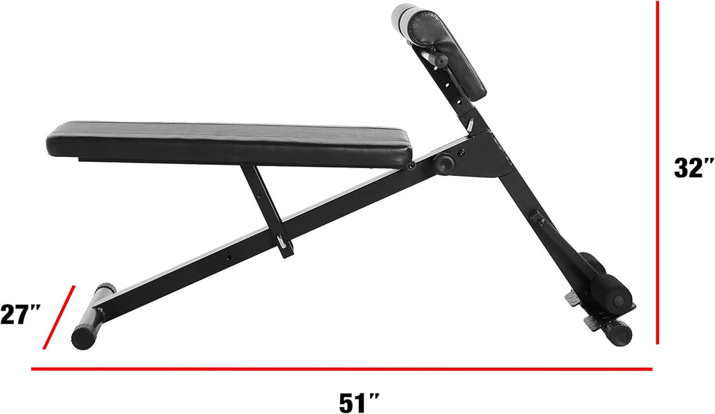 Black Hyperextension Ab Bench Z2106