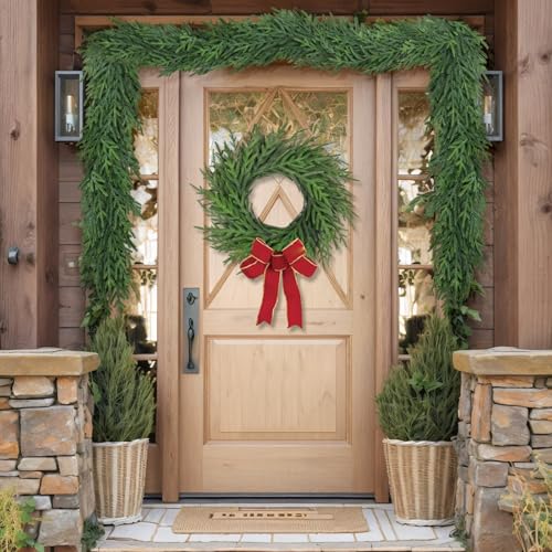12Ft (2 * 6ft) Artificial Pine Garland, 2 Pcs V51193