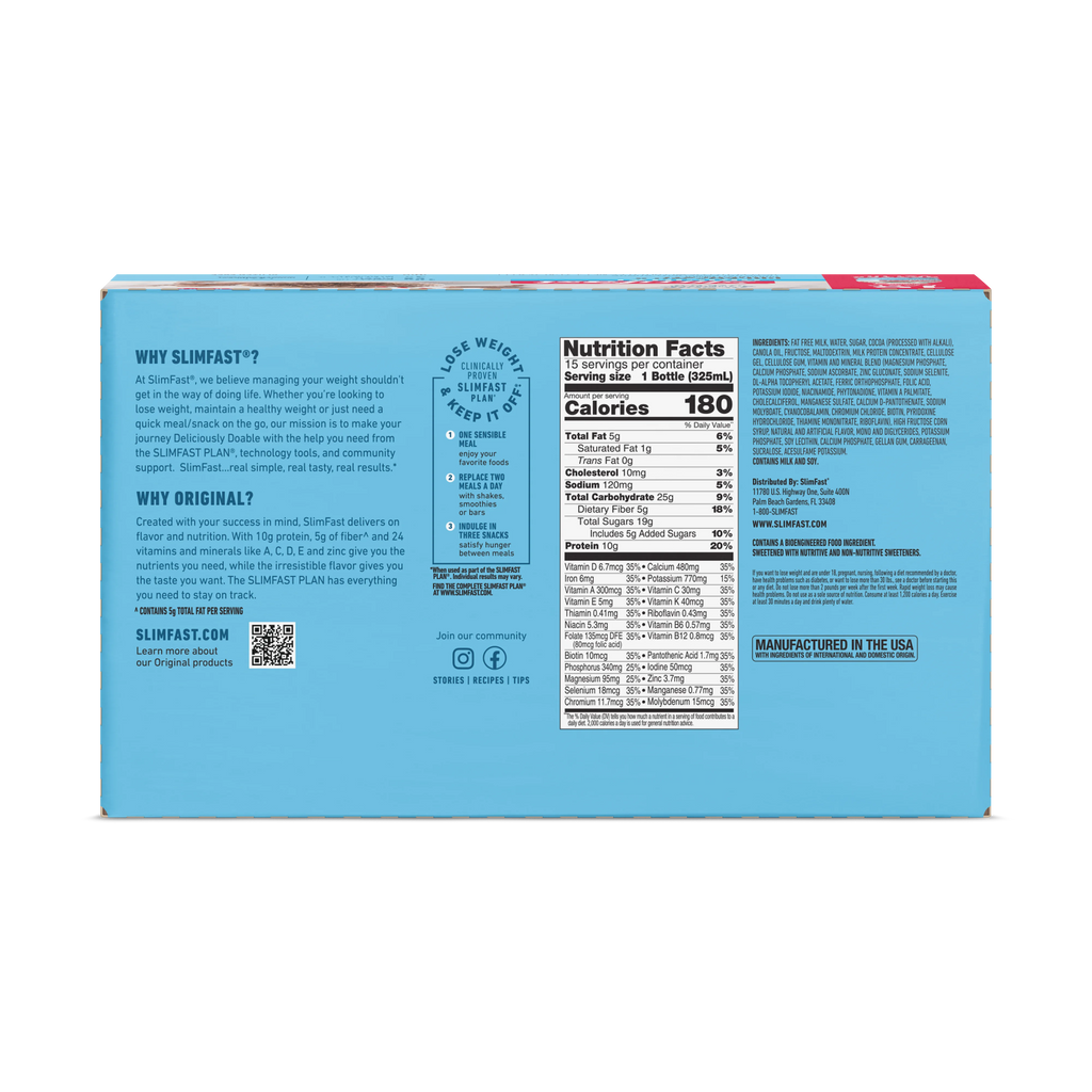 Creamy Milk Chocolate Meal Replacement Shakes, 11 fl. Oz., 15 Ct K296354