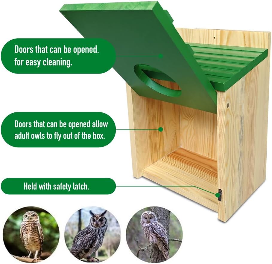 Cedar Wood Owl House P19016