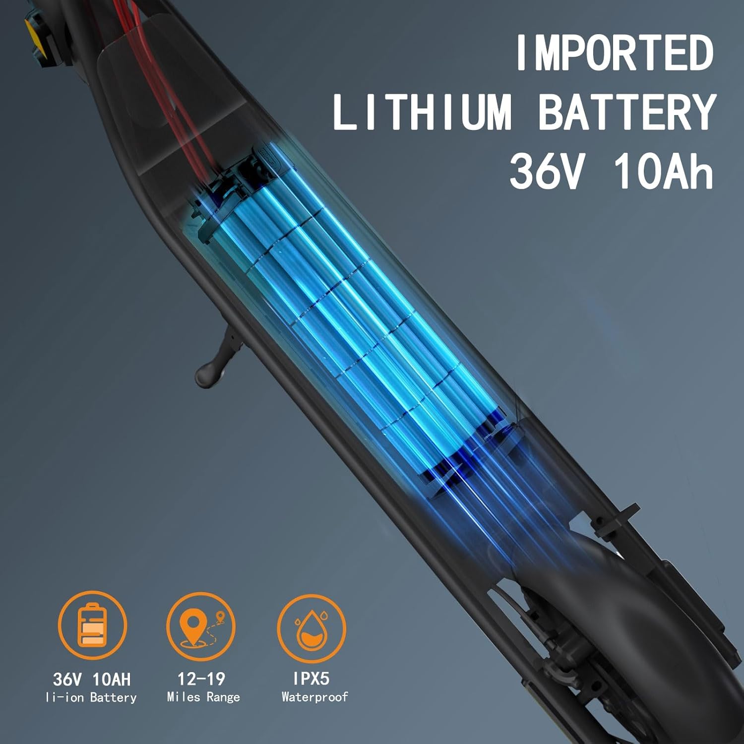 500W Motor Electric Scooter with 10" Solid Tires D173171