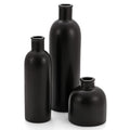 White Ceramic Vase Set of 3 W62849