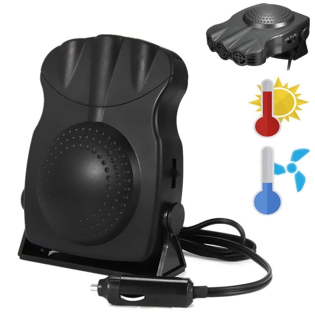 Black 12V 150W Car Heater Cooling Fan Defroster G8750