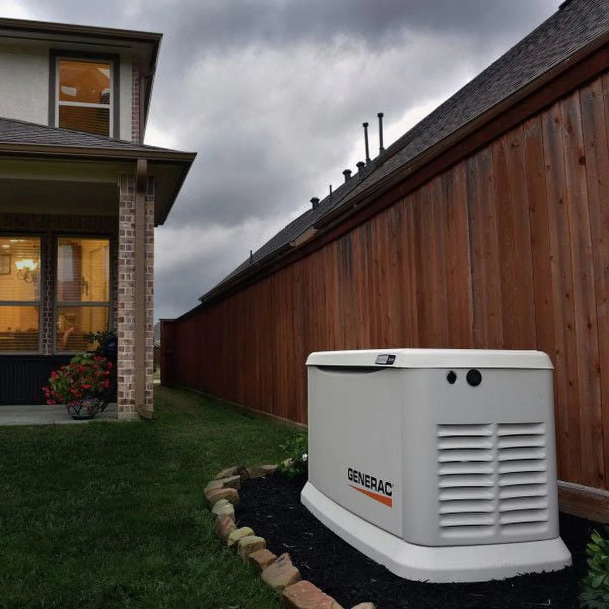 22 KW/19.5 KW Air Cooled Home Standby Generator with Wi-Fi with 200 Amp Transfer Switch F310285