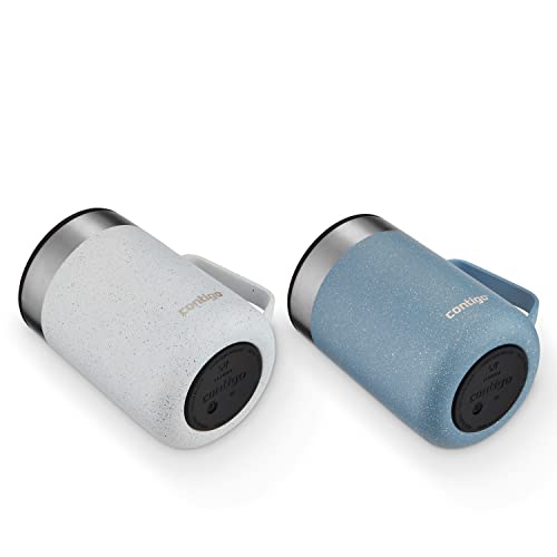 14oz Stainless Steel Vacuum-Insulated Mug with Handle and Splash-Proof Lid B654255