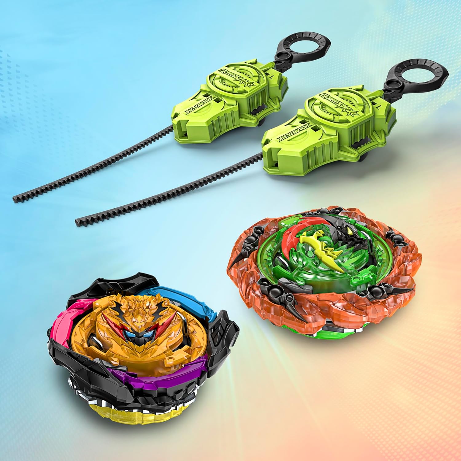 Battle Set Stadium with 2 Spinning Tops and 2 Launchers P409740
