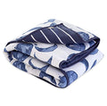 100% Organic Cotton Jersey Knit Reversible Quilt Blanket, 37 x 46 Inch M3774