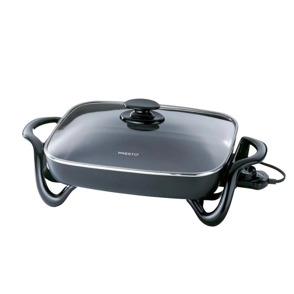 16-inch Electric Skillet with Glass Cover C117
