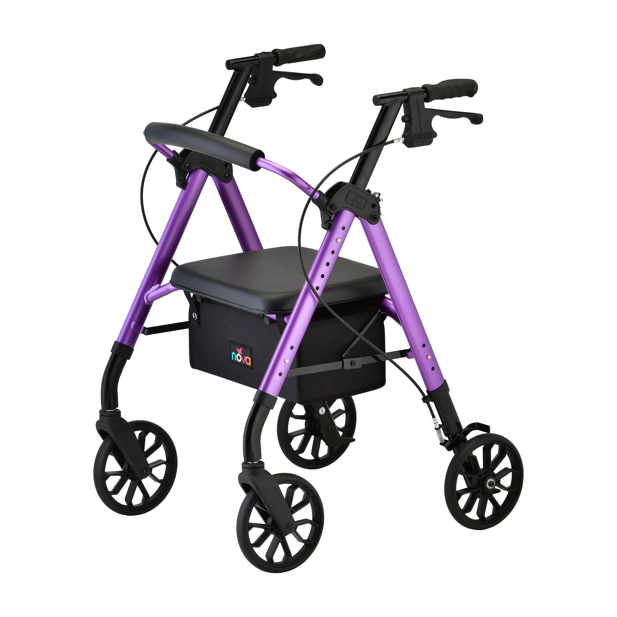 8 Inch Wheel Aluminum Rollator P4598
