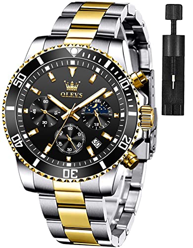 Green/Black/Blue Analog Stainless Steel Men Watch O604
