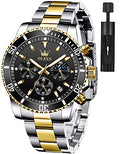 Green/Black/Blue Analog Stainless Steel Men Watch O604