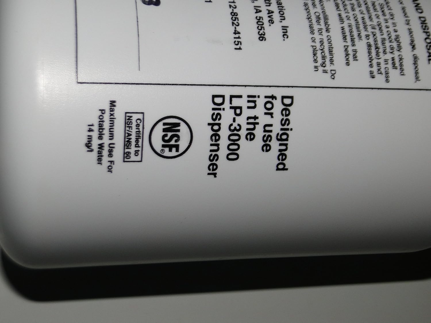 Chlorine SANITIZER PELLETS Dry CHLORINATOR Z168438