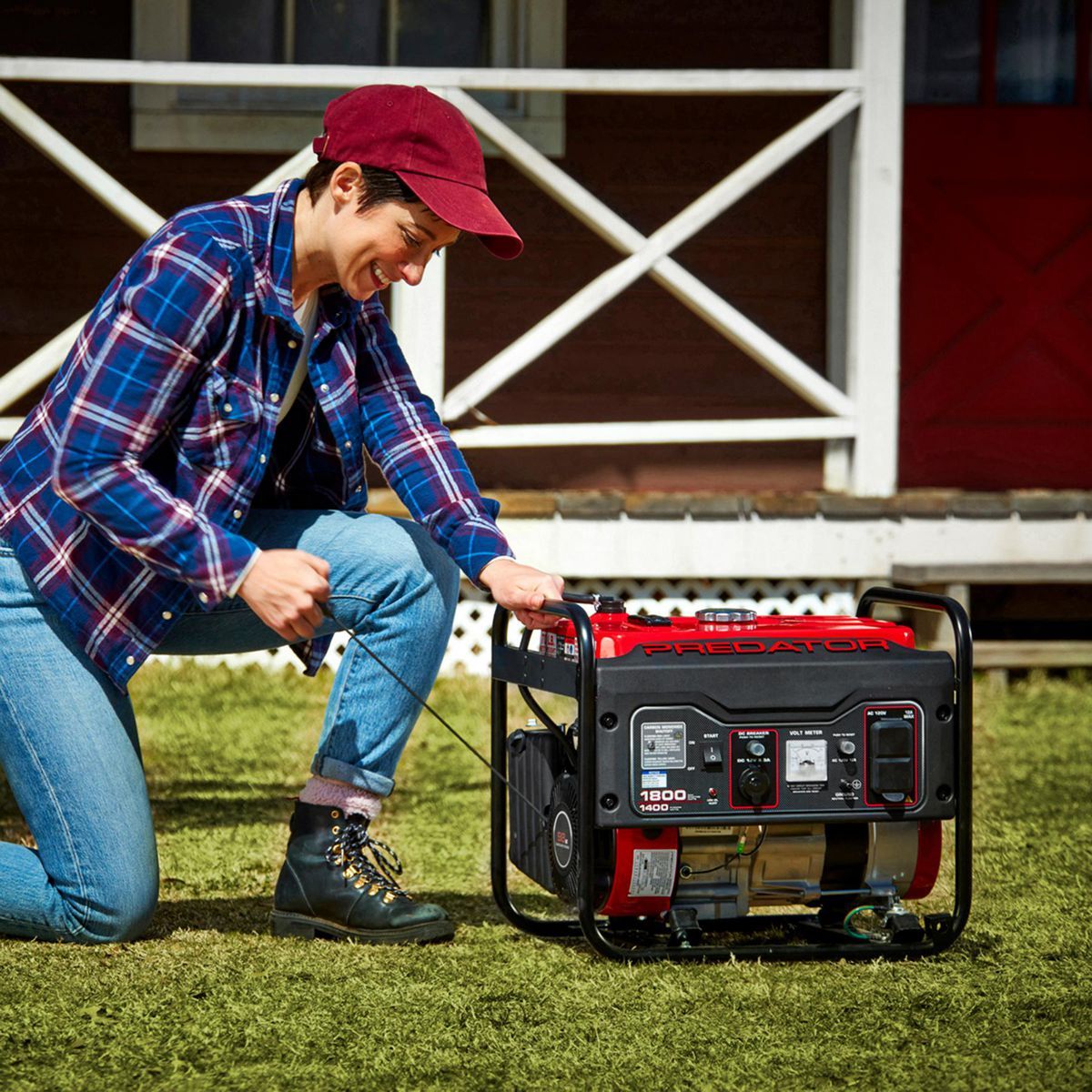 1800 Watt Gas-Powered Portable Generator E220921