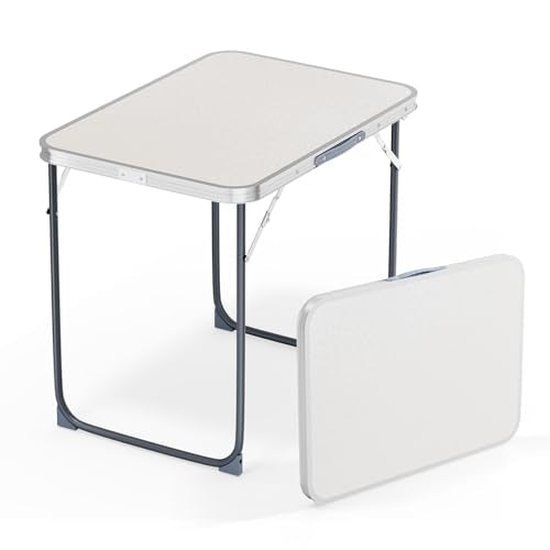 3FT Adjustable Height Aluminum Folding Camping Table with Carrying Handle X857