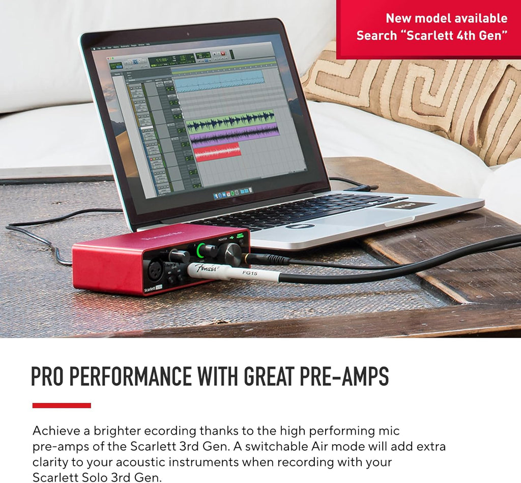 Large-Diaphragm Studio Condenser Microphone with XLR and USB Outputs & USB Audio Interface W425785