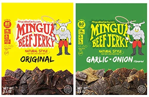 Two Milds + Two Garlic & Onions Beef Jerky, 3.5 ounces, 14.0 Ounce I835