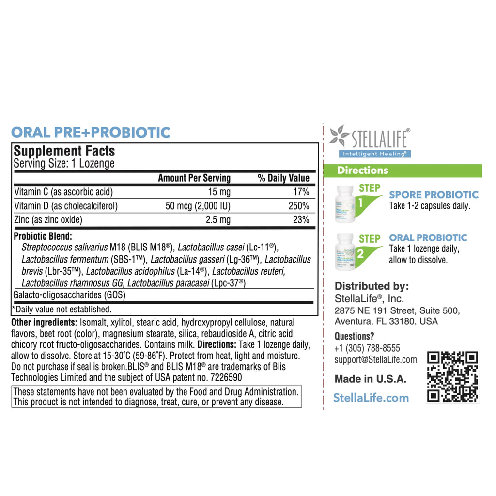 Probiotics Kit for Digestion and Dental Health W2555