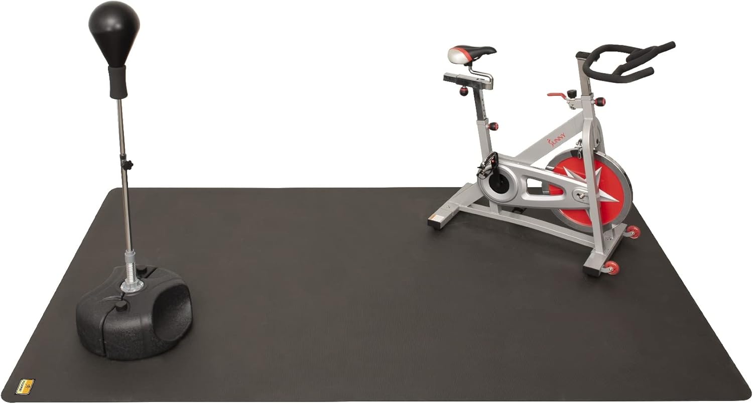Large Exercise Mat 6 ft X 6 ft X 1/4" Thick Workout Mat R4173