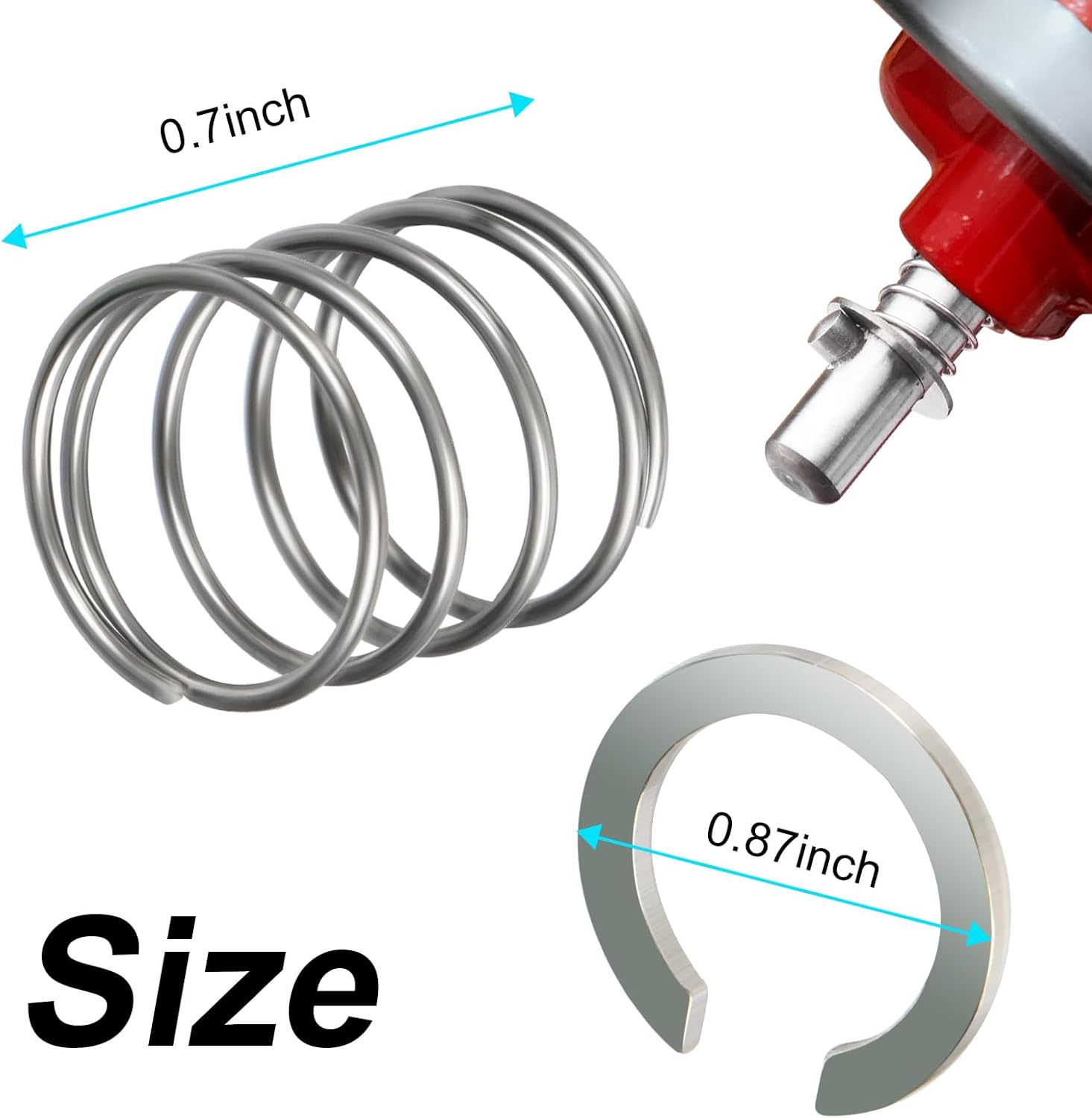 Spring and Washer for Tilt Head Mixers O427