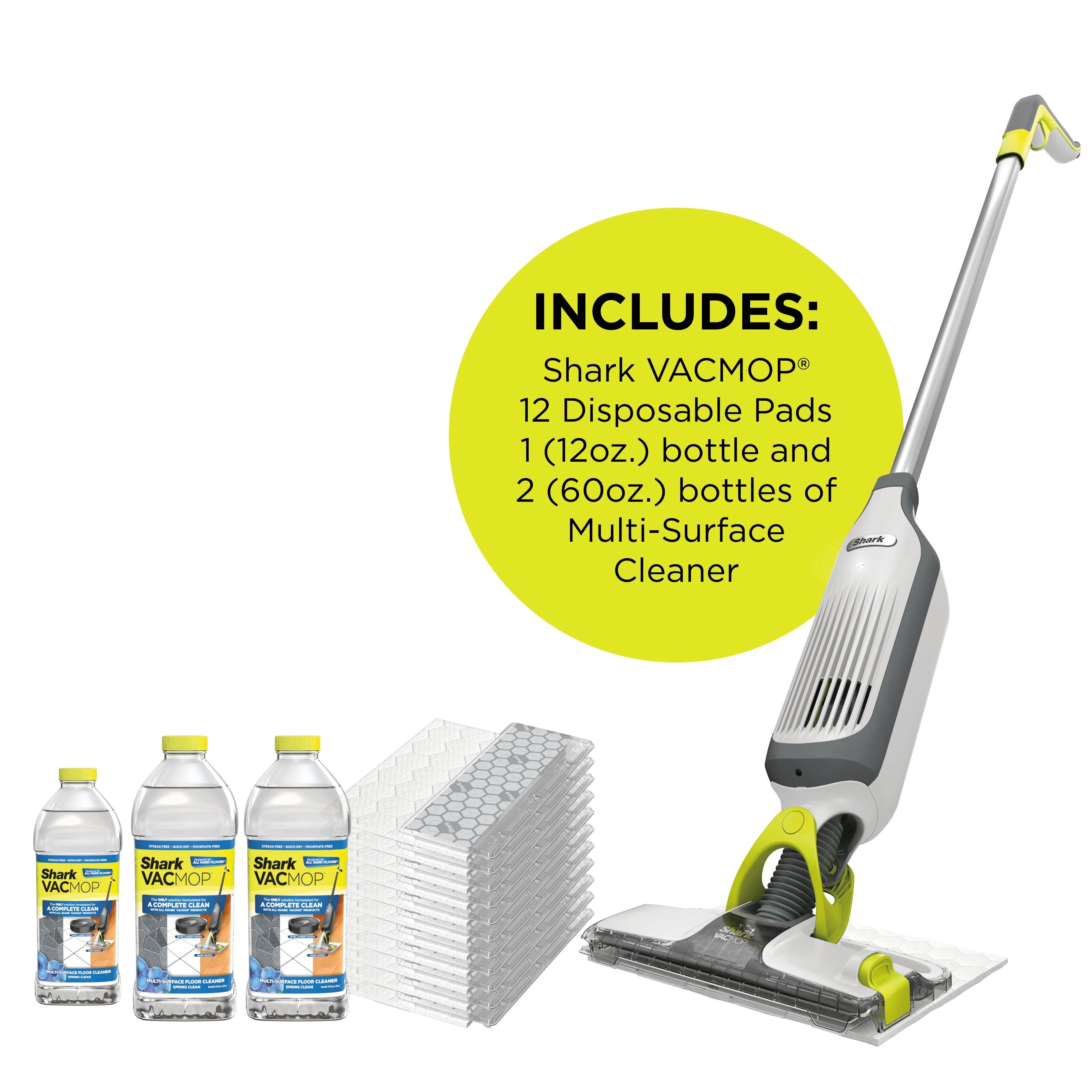 Cordless Hard Floor Vacuum Mop with Disposable Pads C75903